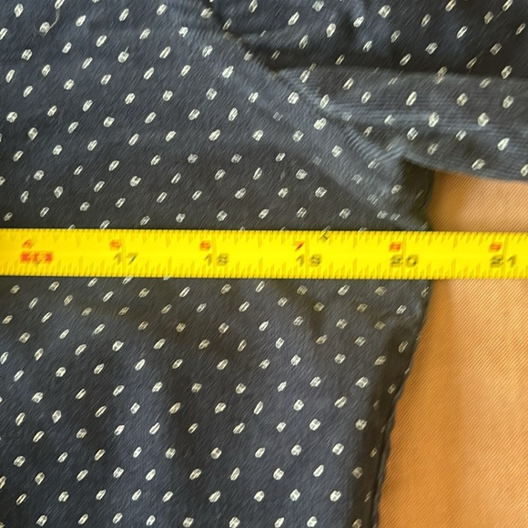 Zara Men’s Slim Fit Dark Blue Paisley Shirt – Size Medium - Picture 7 of 7